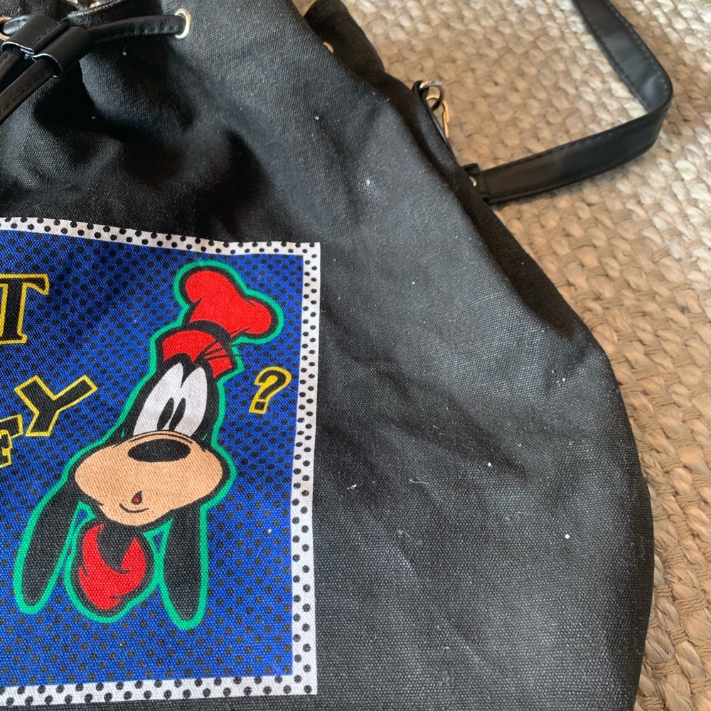 Vintage Disney GET GOOFY Tote Shoulder Bucket Bag - Picture 6 of 11